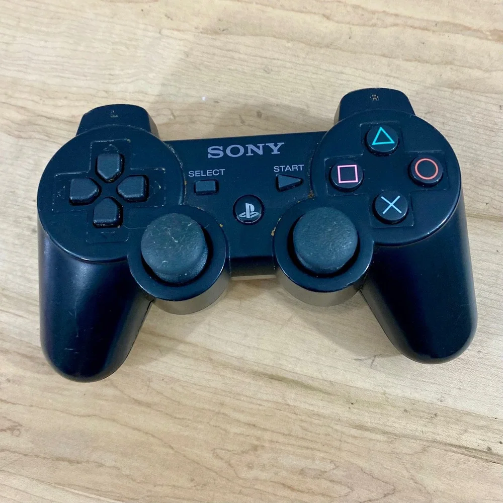 Official Sony PS3 DualShock 3 Wireless Controller Black CECHZC2U Authentic OEM